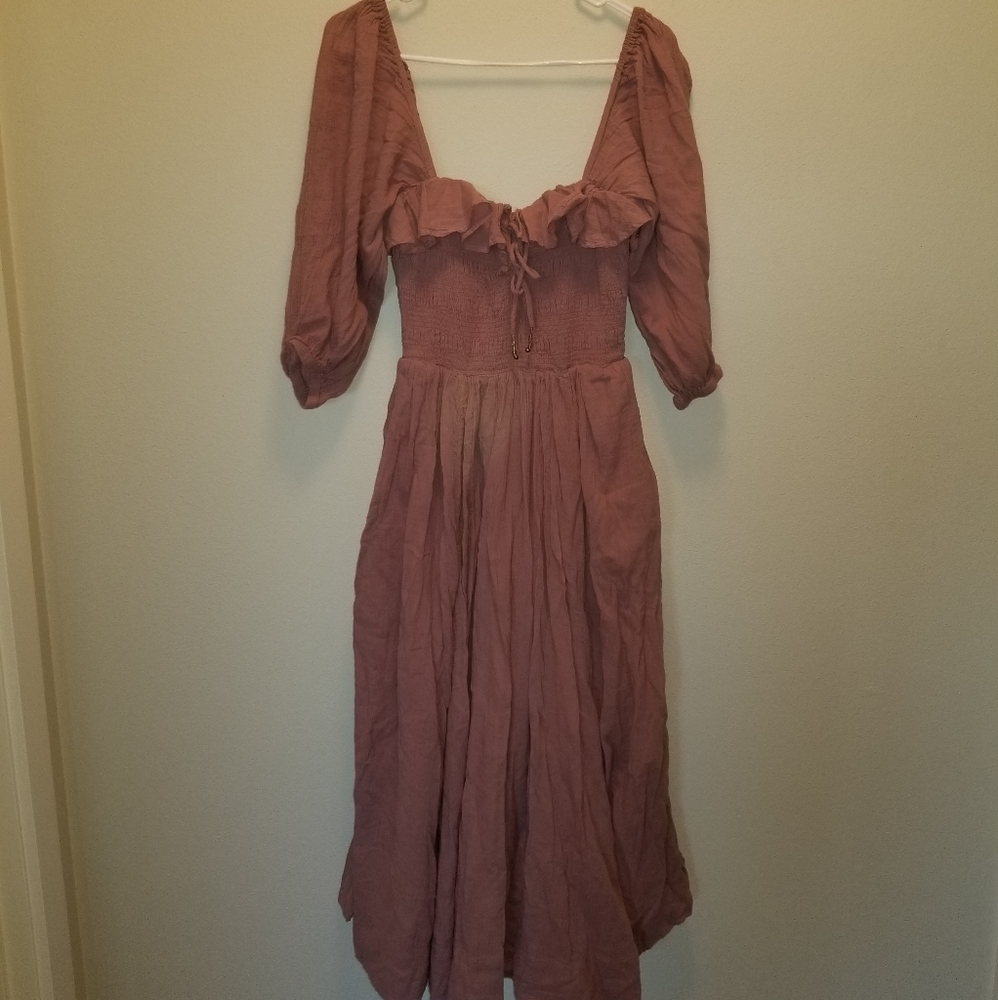 Free people off the shoulder midi dress